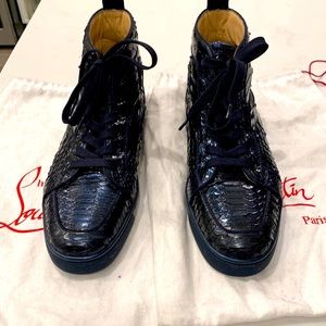USED Christian Louboutin Python  Men Sneakers
